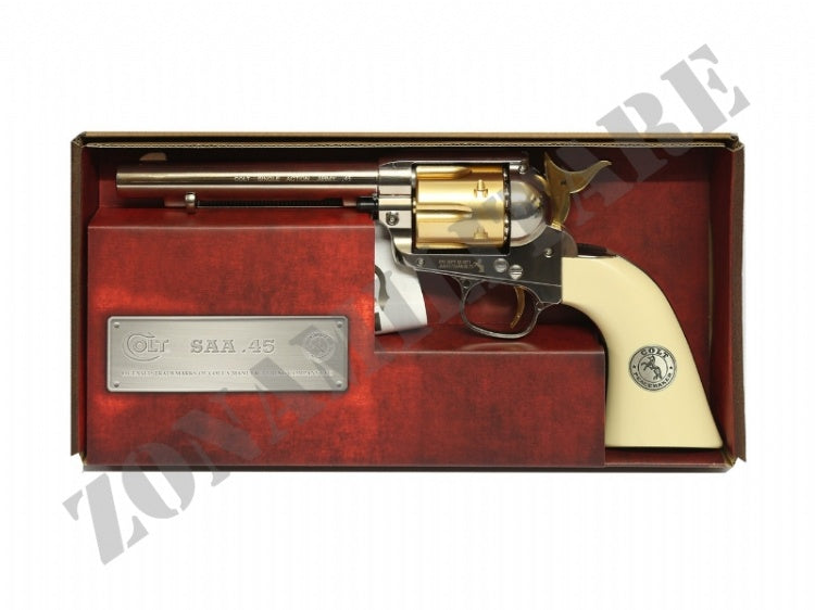 Revolver Umarex Colt Saa 45 Gold Ver. Cal.4.5 Pot.<7.5Joule