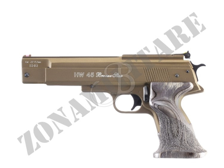 Pistola Weihrauch Pac 45 Cal.4.5 Pot.<7.5 Joule Bronze Star