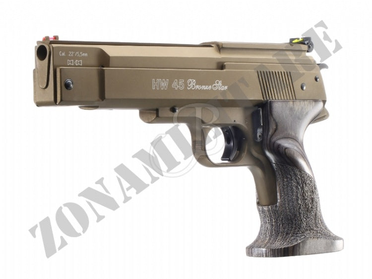 Pistola Weihrauch Pac 45 Cal.4.5 Pot.<7.5 Joule Bronze Star