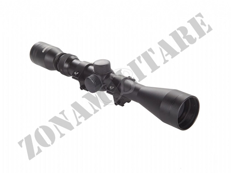 Ottica 4-9X40 Con Reticolo Mil-Dot 39 Optics Con Anelli