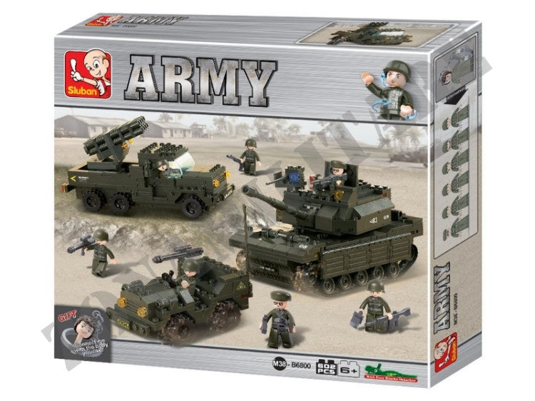 Set Costruzioni Sluban Army Set M38-B6800