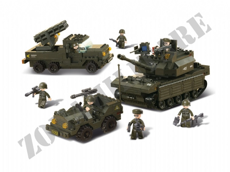 Set Costruzioni Sluban Army Set M38-B6800