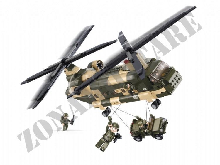 Set Costruzioni Sluban Chinook Helicopter M38-B0508