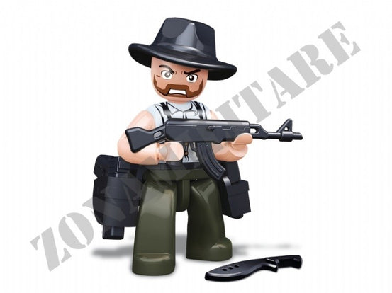 Mini Figures Sluban Set Polizia E Ladri Con Accessori