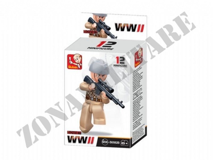 Mini Figures Sluban Wwii Cecchino Con Fucile M14