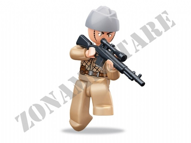 Mini Figures Sluban Wwii Cecchino Con Fucile M14