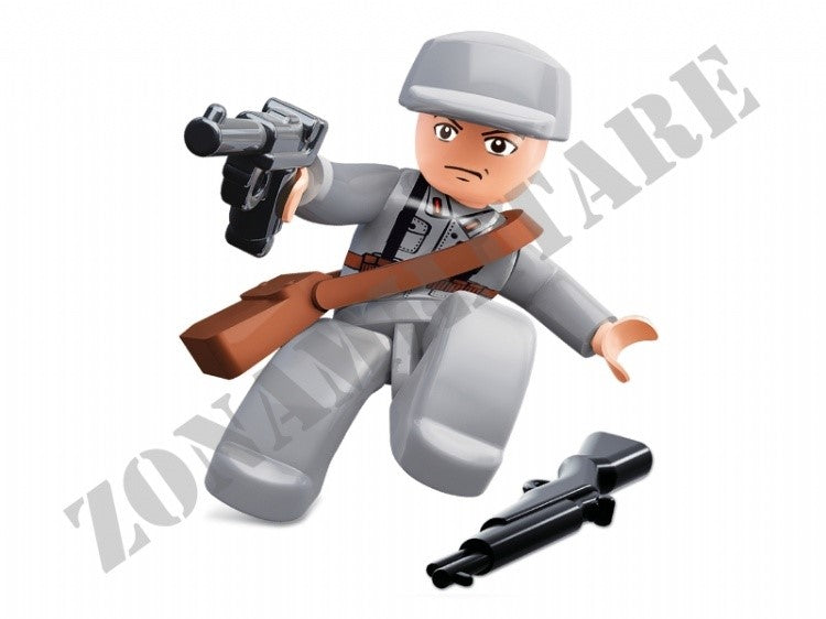 Mini Figures Sluban Wwii Soldato Con Pistola E M14