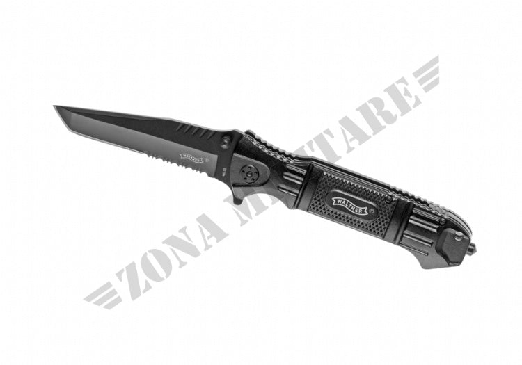 Coltello Black Tanto Knife Walther Black Version