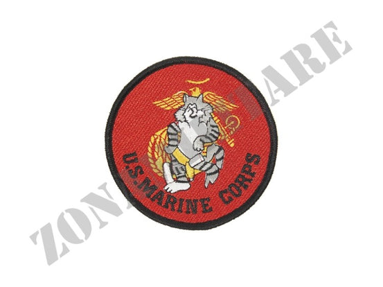 Patch Ricamata Termo Adesiva Us Marine Corps