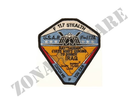 Patch Termo Adesiva Ricamata F-117 Stealth