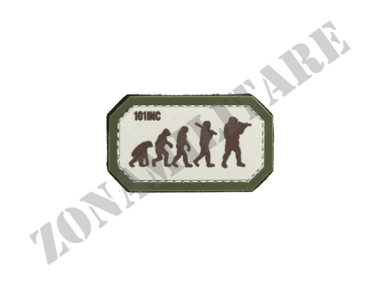 Patch Gommata Airsoft Evolution Sabbia/Verde Con Velcro