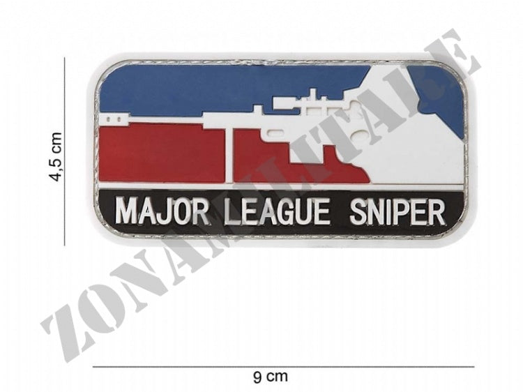 Patch Gommata Major Sniper Color Con Velcro