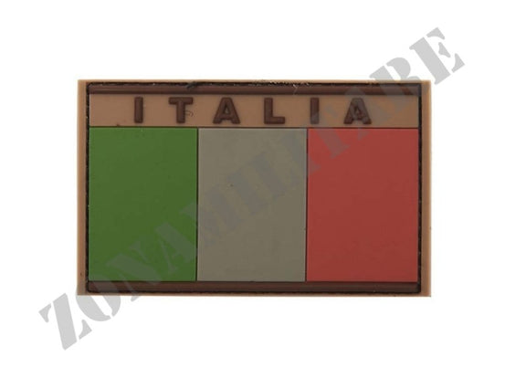 Patch Gommata Pvc 3D Italia Desert Con Velcro