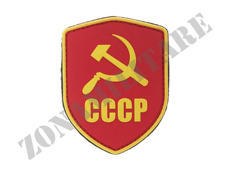 Patch Gommata Pvc 3D Scudo Cccp Con Velcro