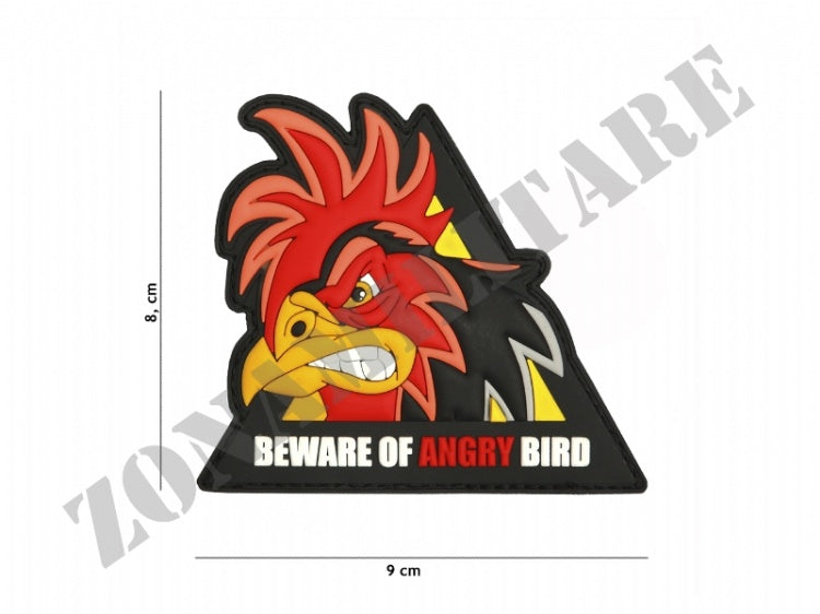 Patch Gommata Triangolo Beware Of Angry Bird