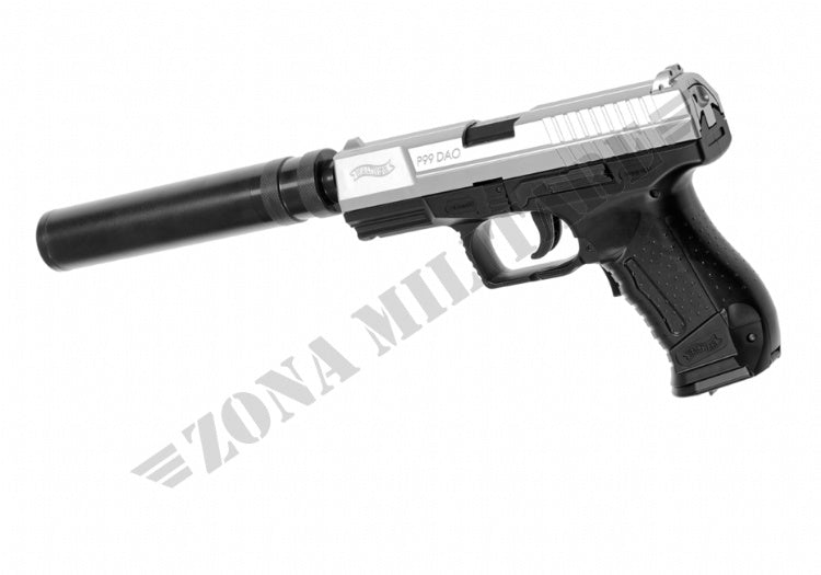 Pistola P99 Xtra Ebb Walther Silver And Black