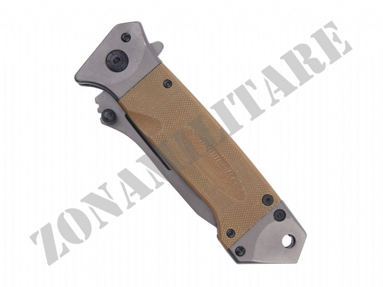 Coltello A Serramanico Heavy Da35 Colorazione Coyote