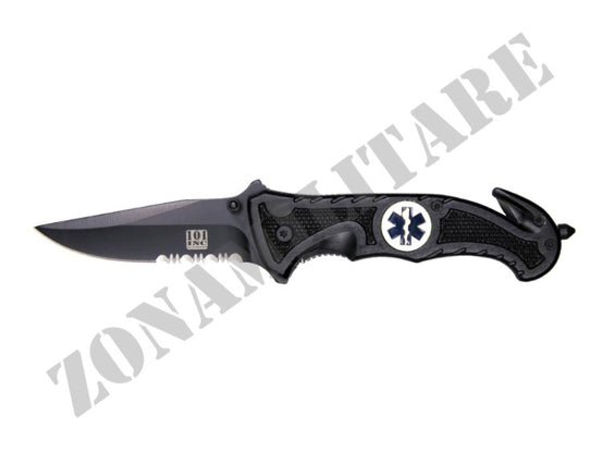 Coltello Medico Colorazione Nera Con Sistemi Sicurezza