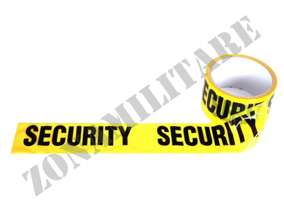 Nastro Zona Security 48X30 Giallo E Nero