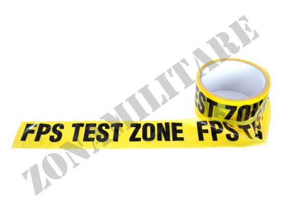 Nastro Zona Fps Test Zone Giallo E Nero