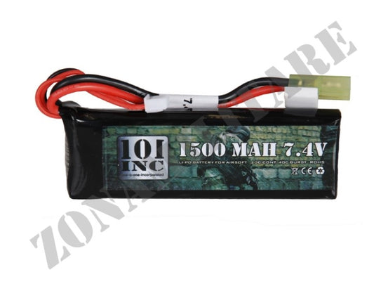 Li-Po Batteria 7.4V 1500 Mah 101Inc