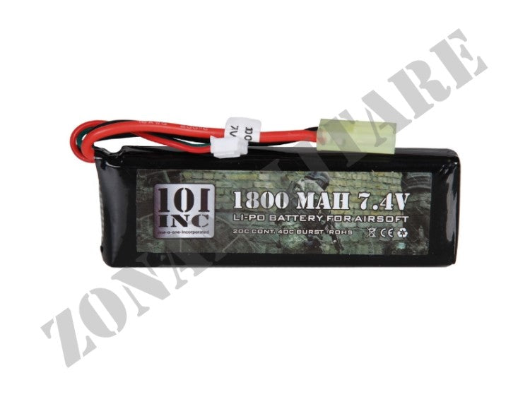 Li-Po Batteria 7.4V 1800 Mah 101Inc