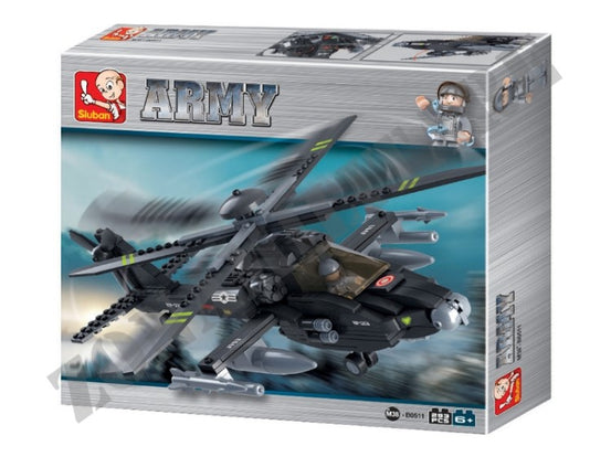 Set Costruzioni Sluban Apache Helicopter M38-B0511