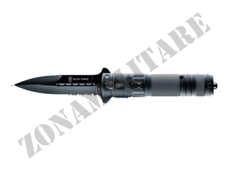 Coltello Elite Force Ef 104 Colore Nero Con Frangi Cristalli