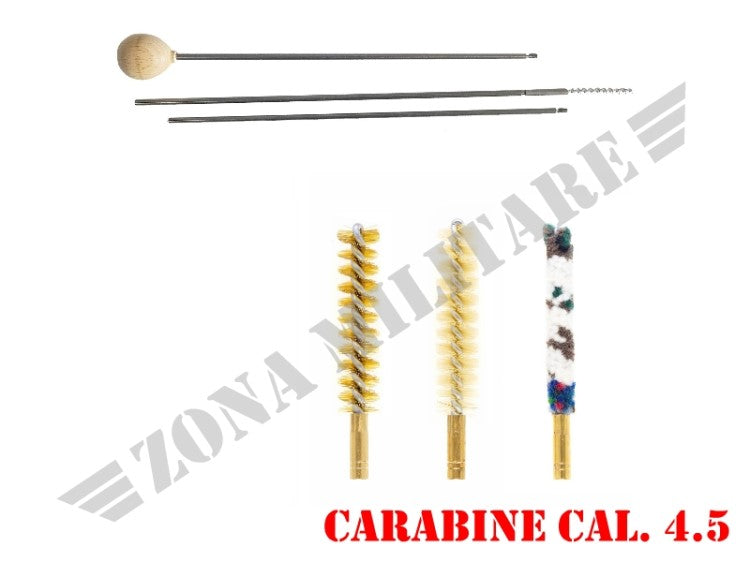 Kit Pulizia Per Carabine Cal.4.5 Confezione