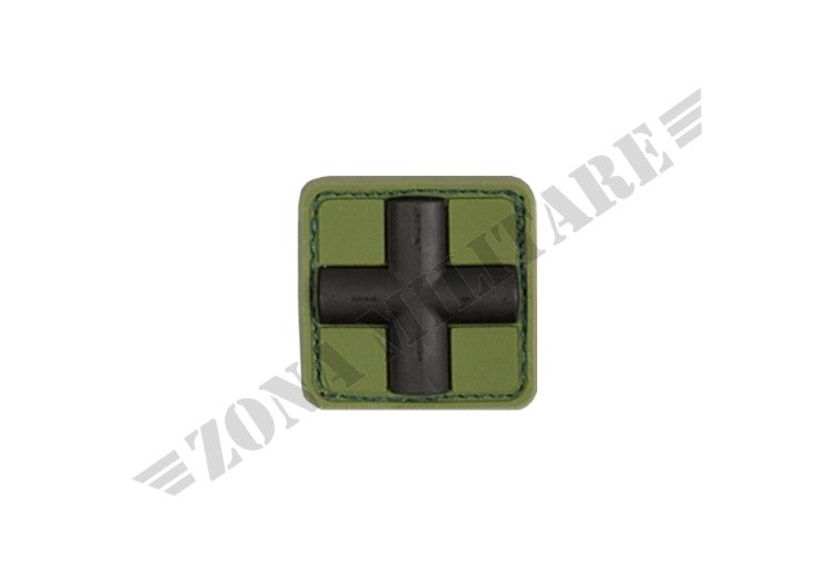 Patch Gommata Red Cross Rubber 25Mm Jtg Forest