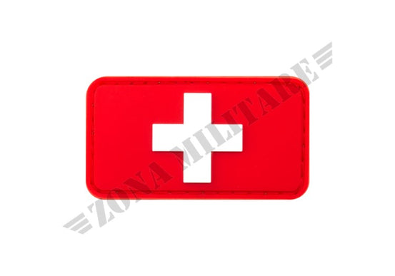 Swiss Flag Rubber Patch Jtg Color Version