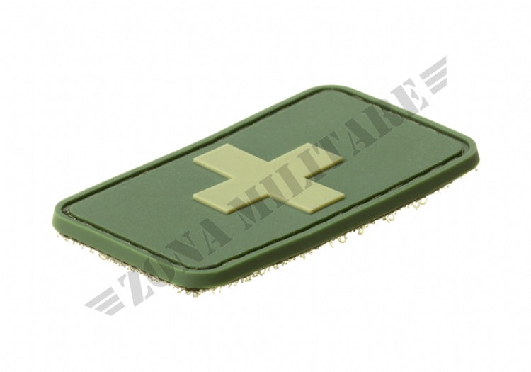 Swiss Flag Rubber Patch Jtg Forest Version