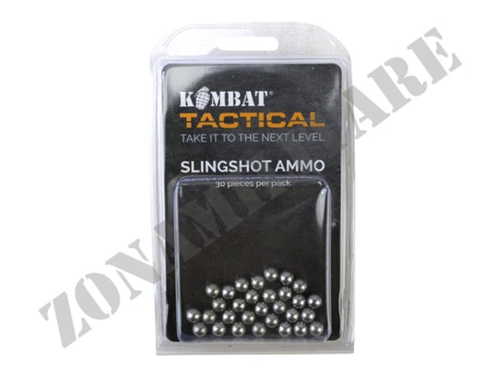 Biglie Acciaio Per Fionda Slingshot Ammo 30Pcs Kombat