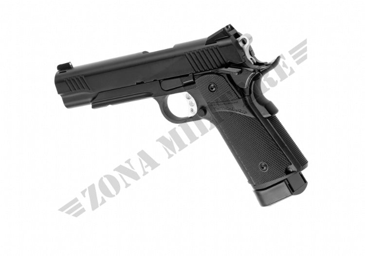 Pistola Hi-Capa 5.1 Full Metal Co2 Kj Works Black Version