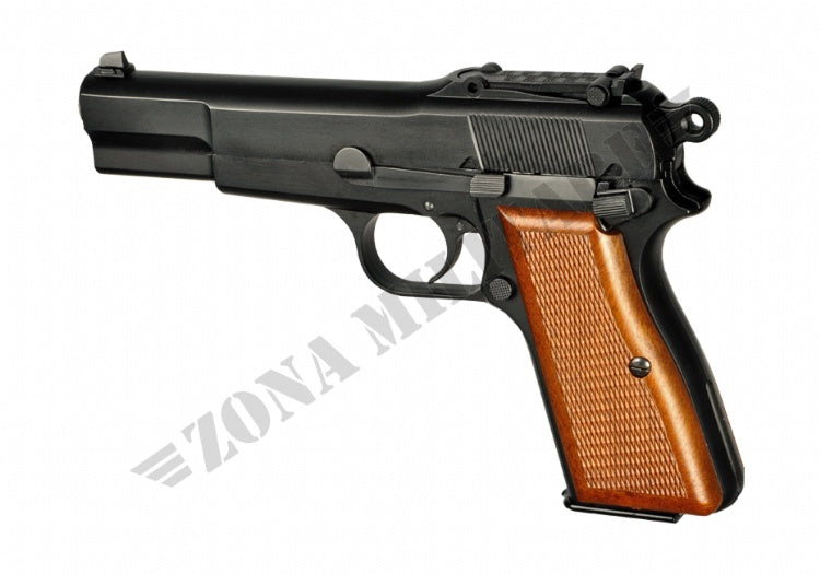 Pistola Hi-Power Full Metal Gbb We Black Version