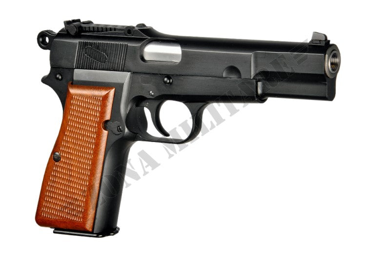 Pistola Hi-Power Full Metal Gbb We Black Version