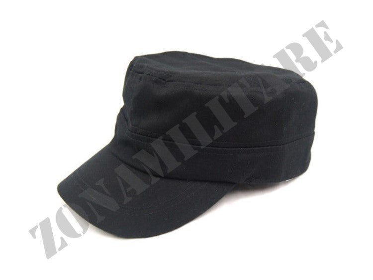 Cappellino Con Visiera Nero In Cotone Miltec