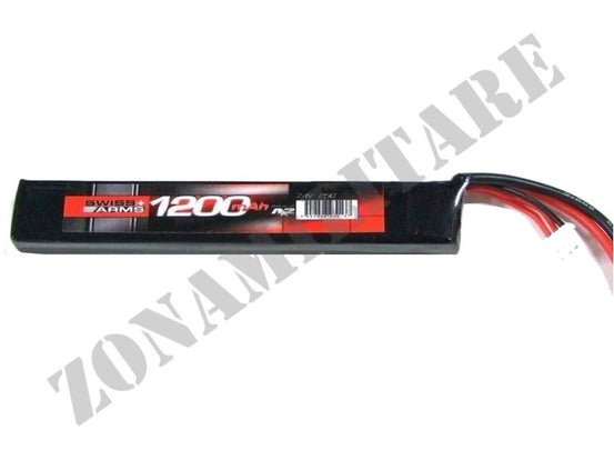 Batteria Lipo Swiss Arms 7.4V 1200Mah Stick Type