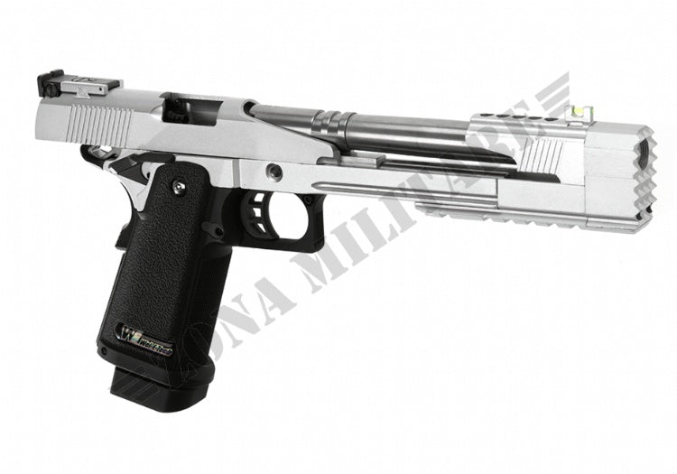 Pistola Hi-Capa 7 Full Metal Dragon A Gbb We Silver Version