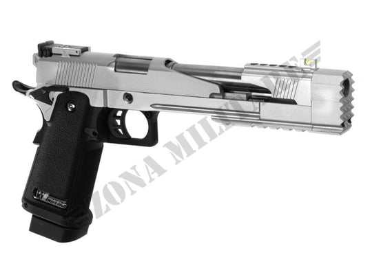 Pistola Hi-Capa 7 Full Metal Dragon A Gbb We Silver Version