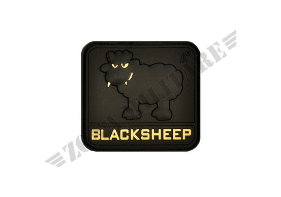 Black Sheep Rubber Patch Jtg Glow In The Dark