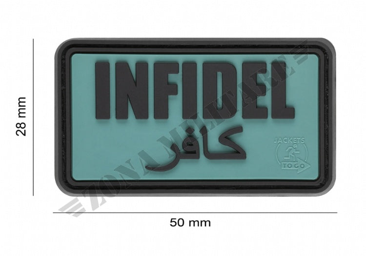 Patch Gommata Infidel Rubber Patch Jtg Foliage Green