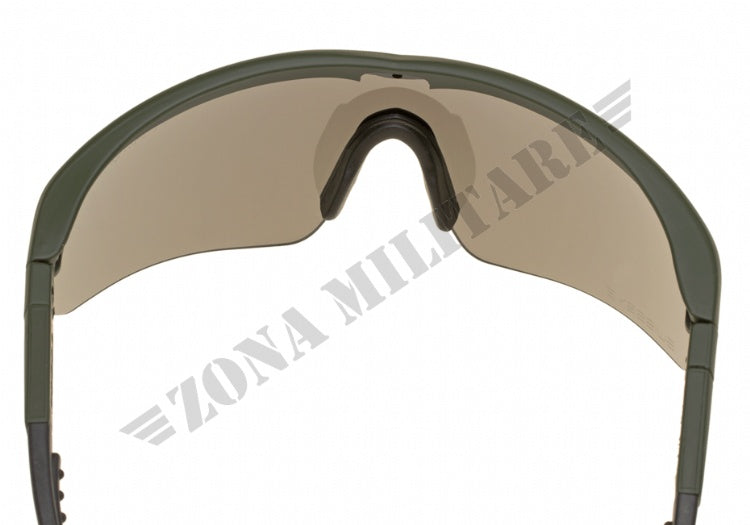 Occhiale Protettivo Raptor COLORE VERDE LENTE SCURA Swisseye