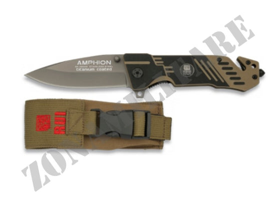 Coltello Rui Amphion Titanium Coated Con Fodero