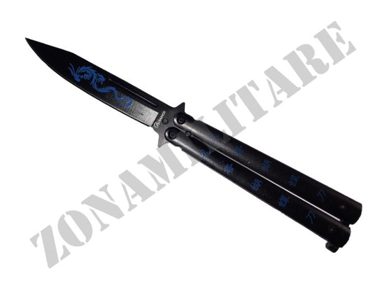 Coltello Martinez Albainox Farfalla Con Glifi Giapponesi