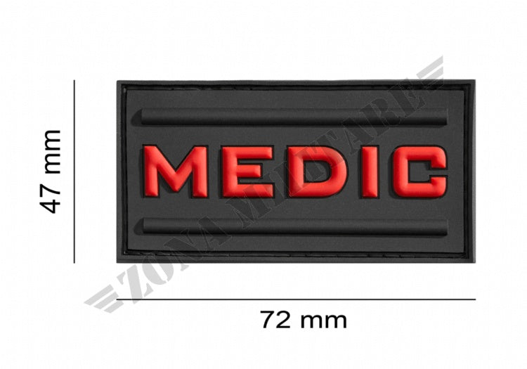 Patch Gommata Medic Rubber Blackmedic Version