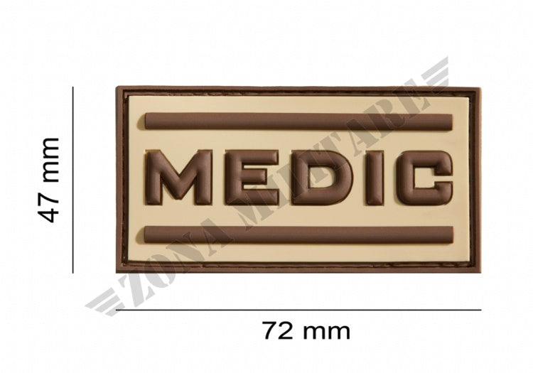 Patch Gommata Medic Rubber Desert Version