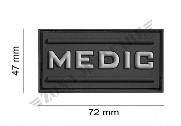 Patch Gommata Medic Rubber Swat Version