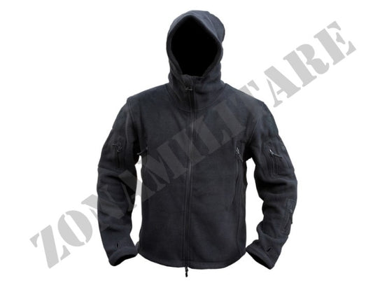 Giacca In Pile Recon Tactical Hoodie Kombat Black