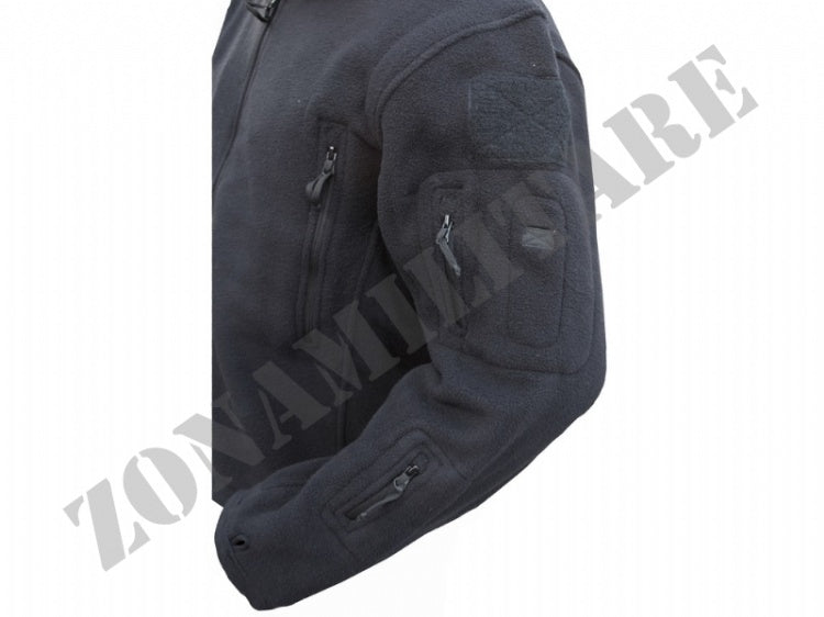 Giacca In Pile Recon Tactical Hoodie Kombat Black